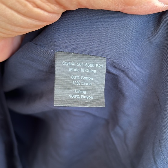 JENNI KAYNE LADIES NAVY BLUE MIDI DRESS-XXL - Picture 5 of 8